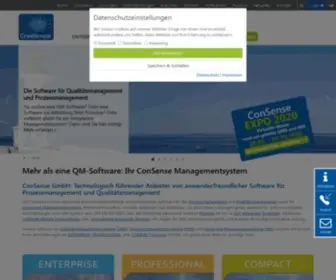 Consense-GMBH.de(Software für Prozess) Screenshot