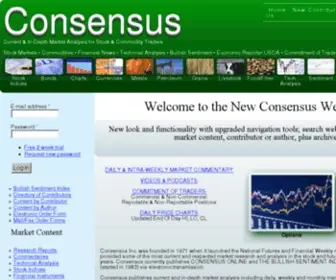 Consensus-INC.com(The New Consensus Website) Screenshot