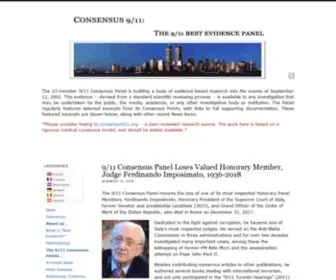 Consensus911.org(Consensus 911) Screenshot
