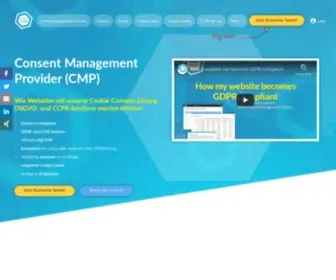 Consentmanager.de(Werden Sie mit unserer Consent Management Provider (CMP)) Screenshot