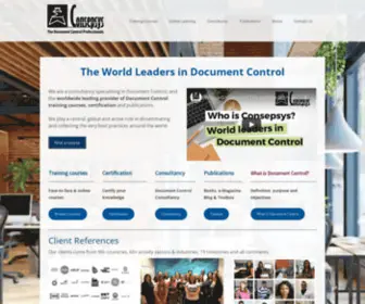 Consepsys.com(Document Control Training Course & Certification) Screenshot