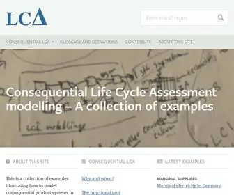 Consequential-Lca.org(Consequential LCA) Screenshot