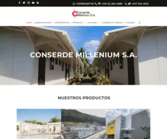 Conserde.com(Conserde Millenium S.A. – Soluciones integrales arquitectónicas y construcción) Screenshot