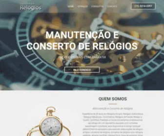 Consertoderelogio.com.br(Manutenção e Conserto de Relógios) Screenshot