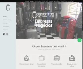Consertosdemalas.com.br(Consertos de Malas) Screenshot