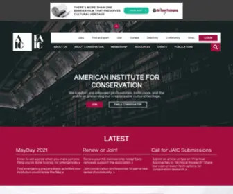 Conservation-US.org(American Institute for Conservation & Foundation for Advancement in Conservation) Screenshot