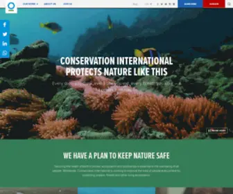 Conservation.org(Conservation International) Screenshot