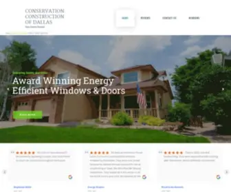Conservationconstructionofdallas.com(Window & Door Replacement) Screenshot
