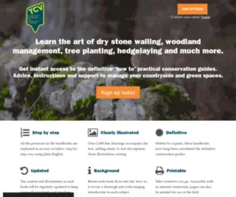 Conservationhandbooks.com(Practical guides to all types of conservation work) Screenshot