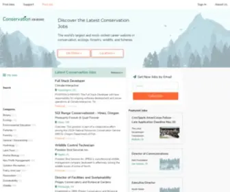 Conservationjobboard.com(Conservation Job Board) Screenshot