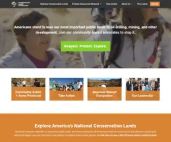 Conservationlands.org(Conservation Lands Foundation National Conervation Lands) Screenshot