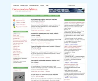 Conservationmaven.com(Conservation News) Screenshot