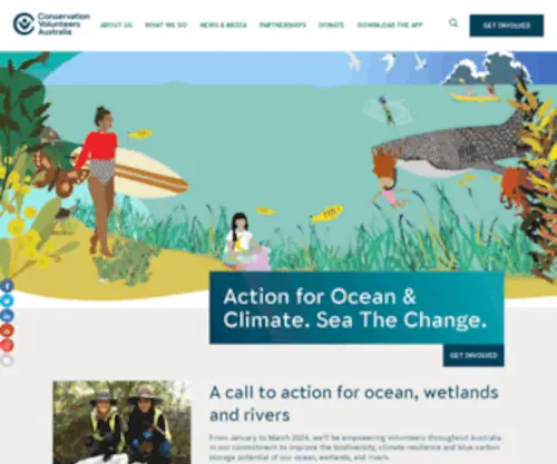 Conservationvolunteers.com.au(Conservation Volunteers Australia) Screenshot