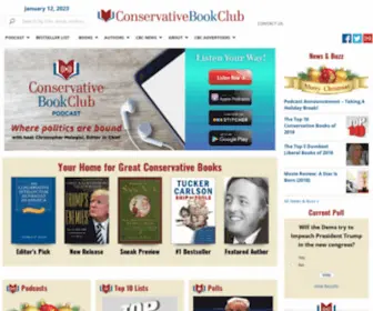Conservativebookclub.com(Your Home for Great Conservative Books) Screenshot