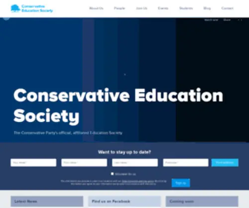 Conservativeeducation.org.uk(The Conservative Education Society) Screenshot