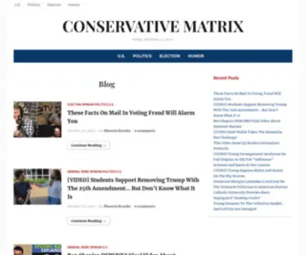 Conservativematrix.com(Conservativematrix) Screenshot