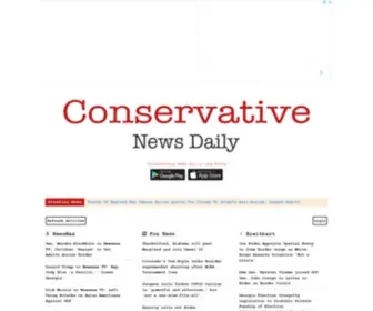 Conservativenewsdaily.net(Conservative News Daily) Screenshot