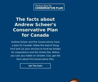 Conservativeplan.ca(Welcome) Screenshot