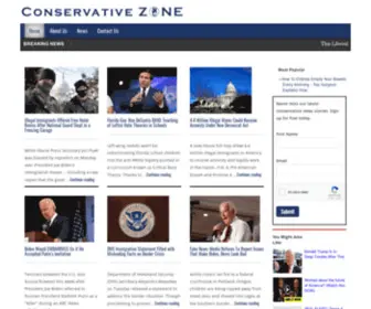 Conservativezone.com(Conservative Zone Home) Screenshot
