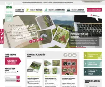 Conservatoire-Botanique-FC.org(Franche comté) Screenshot