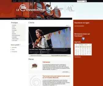 Conservatoire-Montreuil.fr(Conservatoire de Montreuil ) Screenshot