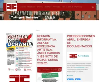 Conservatorioangelbarrios.com(Noticias) Screenshot