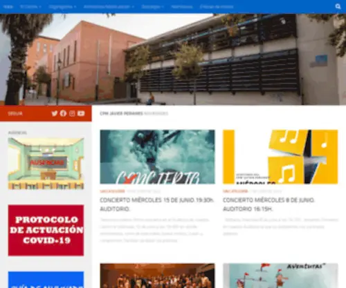 Conservatoriodehuelva.es(CPM Javier Perianes) Screenshot