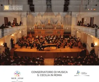 Conservatoriosantacecilia.it(Conservatorio di Musica Santa Cecilia) Screenshot