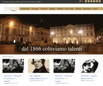 Conservatoriotorino.gov.it(Conservatorio Statale di Musica "Giuseppe Verdi" di Torino) Screenshot