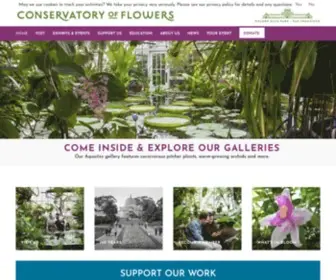 Conservatoryofflowers.org(Conservatory Of Flowers) Screenshot
