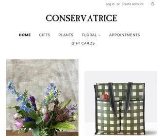 Conservatrice.com(Plant Studio) Screenshot