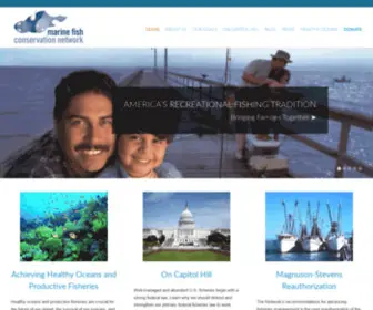 Conservefish.org(Marine Fish Conservation Network) Screenshot
