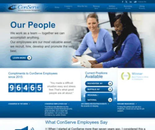 Conservejobs.com(ConServe Careers) Screenshot