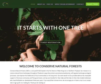 Conservenaturalforests.org(Conserve Natural Forests) Screenshot