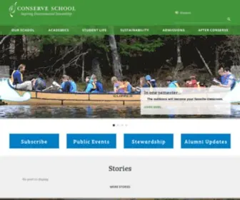 Conserveschool.org(Home) Screenshot