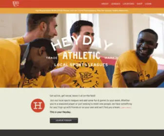 Conshyleagues.com(Heyday Athletic) Screenshot