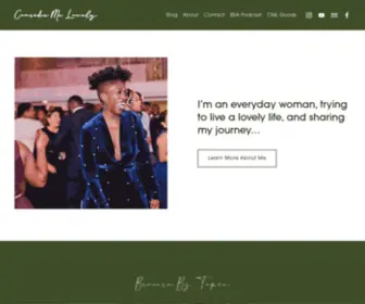 Considermelovely.com(Consider Me Lovely) Screenshot