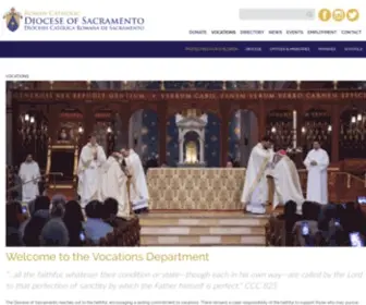 Considerpriesthood.com(Office of Vocations) Screenshot