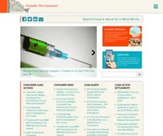 Considertheconsumer.com(Consider The Consumer) Screenshot