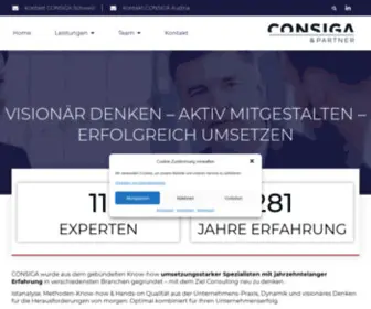 Consiga.ch(CONSIGA & PARTNER consulting GmbH) Screenshot