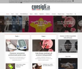 Consigli.it(Il sito che guida allo shopping online) Screenshot
