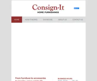 Consignfurniture.com(Consign It Home Furnishings) Screenshot