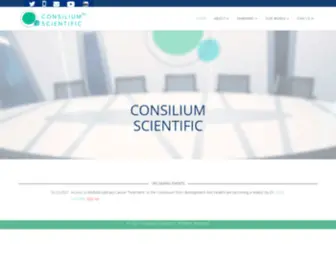 Consilium-Scientific.org(Consilium-Scientific - HOME) Screenshot