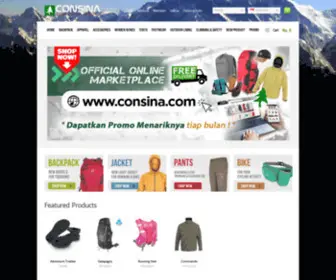Consina-Adventure.com(CONSINA The Outdoor Lifestyle) Screenshot