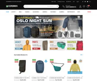 Consina.co.id(CONSINA The Outdoor Lifestyle) Screenshot