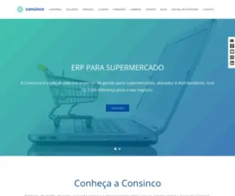 Consinco.com.br(ERP para supermercados) Screenshot