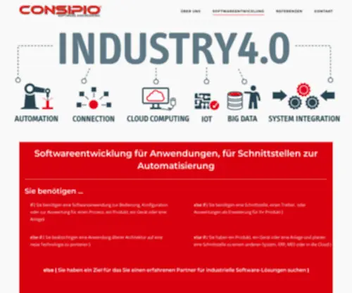 Consipio.de(Softwareentwicklung) Screenshot