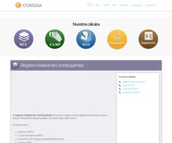 Consisa.com.mx(Inicio) Screenshot