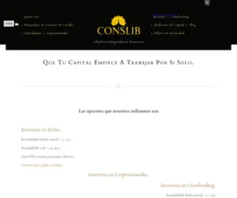 Conslib.com(Nuestro objetivo) Screenshot