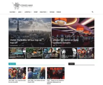 Conso-Mag.com(Accueil) Screenshot